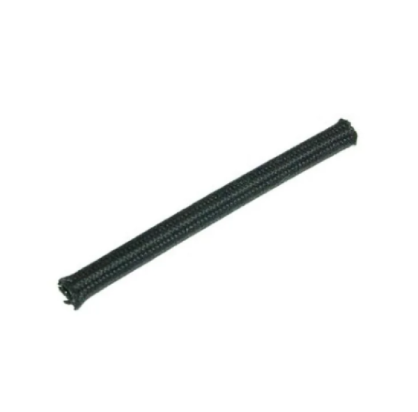 Baumwollumflochtener Isolierschlauch 4mm; schwarz